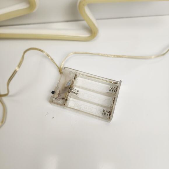 Neon Sign Décor Lightning Bolt Battery Operated or USB Plug-In 12" Hanging LED - Picture 3 of 6